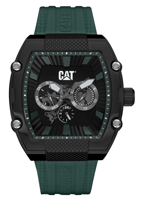 Cat Barrell watch-Black green 13.169.23.123