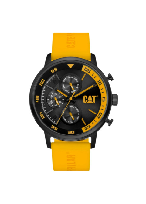 CAT Sail Chronograph Men’s Watch – 46mm Black Dial with Silicone Strap (AK.169.27.127)