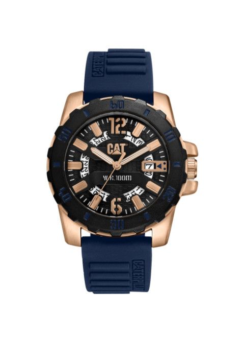 CAT Steel Barricade watch blue rose gold AR.191.26.639