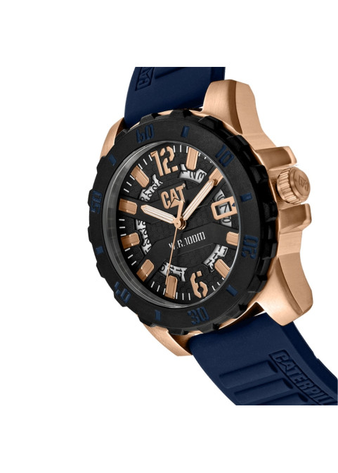 CAT Steel Barricade watch blue rose gold AR.191.26.639