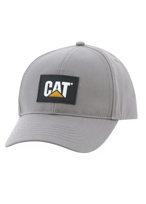 Cat patch hat frosty grey