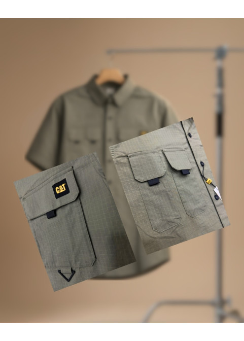 Utility ss shirt dusty olive