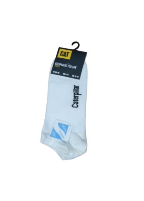 Caterpillar Ankle Socks – White