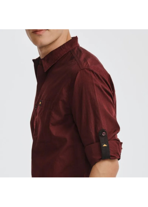 Foundation convertible ls shirt copper