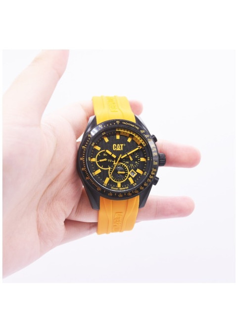 CAT Oceania Multi Black Yellow men's watch-LQ.169.27.127