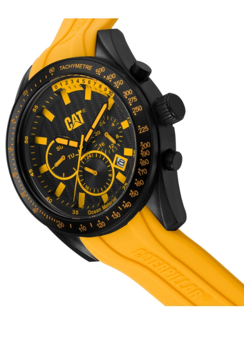 CAT Oceania Multi Black Yellow men's watch-LQ.169.27.127