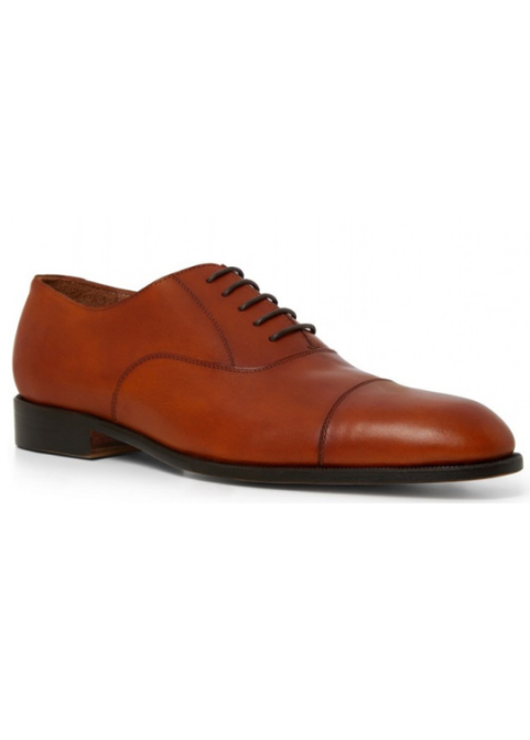 Oxford captoe men formal leather shoe
