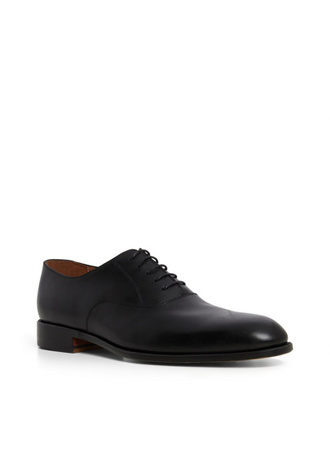 Oxford Plain Toe Men’s Classic Black Leather Dress Shoe