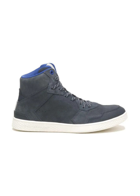 Caterpillar Pause Sport Mid P111218 – Unisex Waxed Suede Casual Sneakers (Total Eclipse)