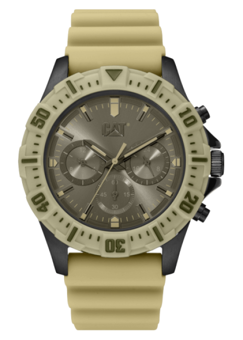 CAT Moto Quartz Men’s Watch -Beige– PZ.159.28.929
