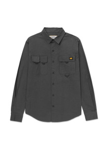 Utility LS Shirt Washed Black