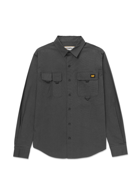 Utility LS Shirt Washed Black