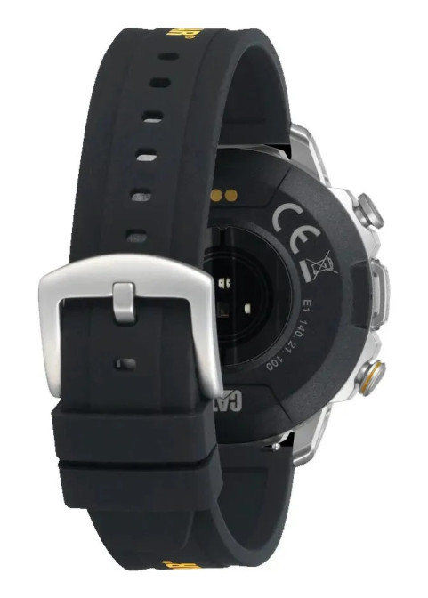 CAT Smartwatch E1.140.21.100 -Black Silicone Strap