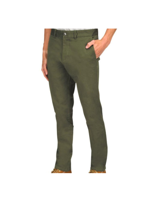Slim stretch chino rifle green