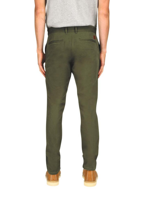 Slim stretch chino rifle green