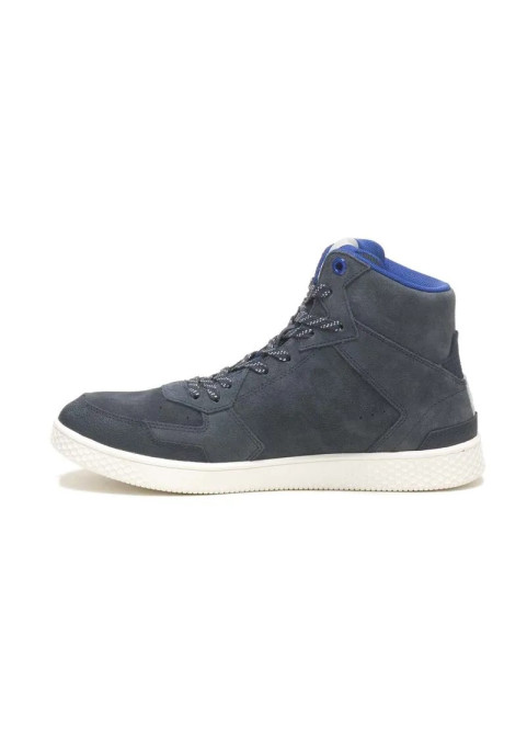 Caterpillar Pause Sport Mid P111218 – Unisex Waxed Suede Casual Sneakers (Total Eclipse)