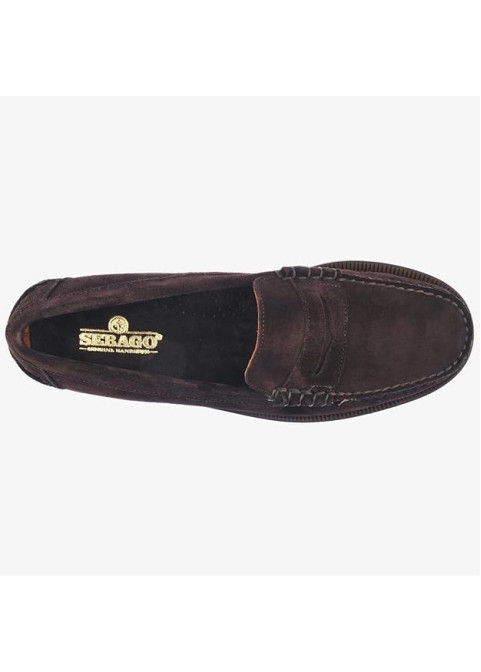 Sebago Classic Dan Suede Men's loafer-dark brown