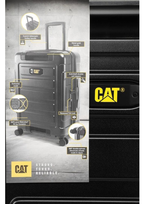 Stealth 28inches black hardcase Trolley 88L